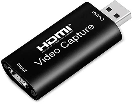 yummici Capturadora De Video, 4K HDMI a USB 3.0 Vídeo Game Capture 1080P 60FPS, Transmisión en Vivo para Juegos, Enseñanza, Videoconferencia