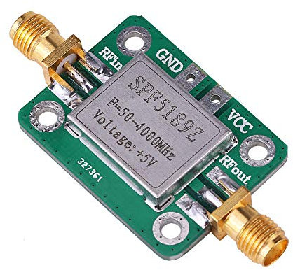 RF Amplifier NF Signal Receiver RF Wideband Amplifier LNA 50-4000mhz SPF5189Z for FM HF VHF/UHF Ham Radio