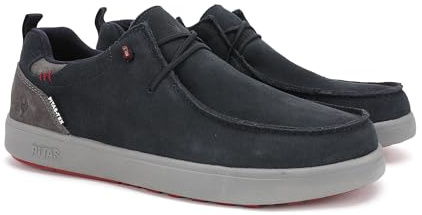 WALK IN PITAS | ARAL | Scarpa da Vela da Uomo | Mocassini Invernali | Scarpe Eleganti | Nautiche Invernali | Sneakers Casual | Calzatura Senza Lacci | Calzature Walkinpitas | Marino | 44