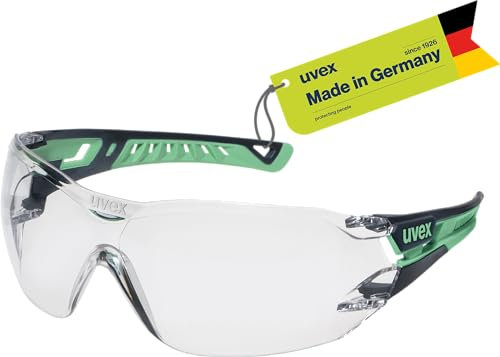 Uvex pheos nxt planet - Schutzbrille - Bügelbrille supravision excellence Technologie - metallfrei, beschlagfrei & kratzfest - one size - anthrazit/jade, transparent