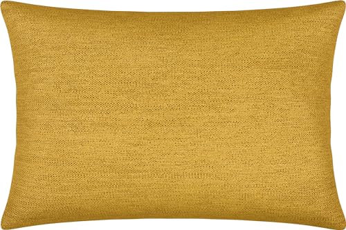 Erwin Müller Kissenhülle York Chenille Curry Größe 30x50 cm