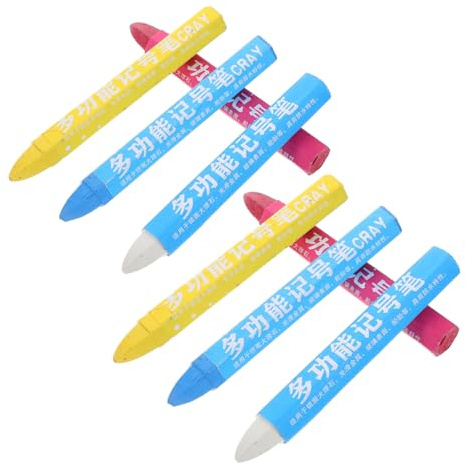 Warmhm 8pcs Tire Marking Pen Car Paint Marker Water Resistant Thick Tip Chalk for Auto Tire Alignment Shop Tools