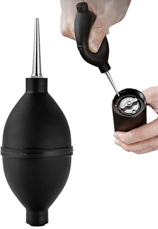 Manuell dammvippa med luftfläkt | Manuell luftfläkt för rengöring av damm, multifunktionsrengöringsverktyg för klocka, sensor, kaffekvarn, digitala linser, teleskopfilter,