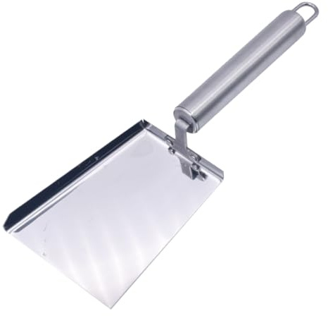 Alasum Pelle de Nettoyage en Acier Inoxydable pour Apiculture Outil D’Extraction de Miel Pollen Grattoir Plat pour Ruche Accessoire Essentiel pour Entretien Apiculteur