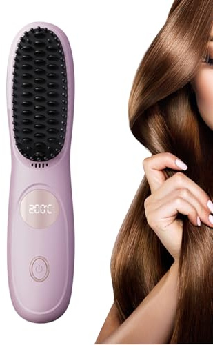 Planchas Para El Pelo Para Mujeres Herramienta De Estilo Portátil Sin Cable
