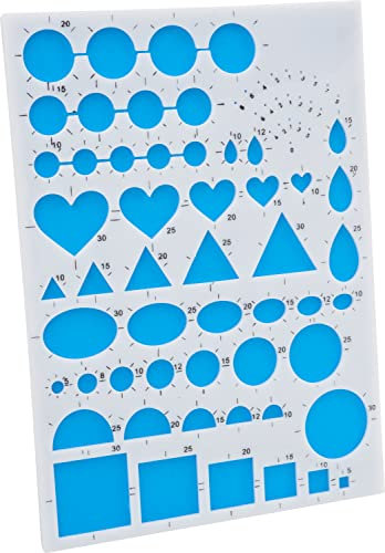 VBS Quilling Schablone inkl. Schaumstoff-Unterlage 21x15cm