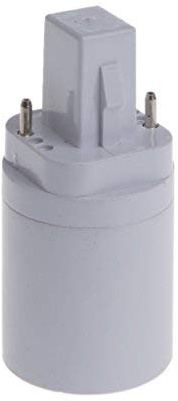 guangzhou G24 a E27 Base de Enchufe Tornillo Lámpara LED Adaptador de Bombilla halógena Convertidor Soporte de lámpara Abs