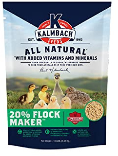 Kalmbach Feeds 20% Flock Maker Crumbles for Mixed Flocks of Poultry, 10 lb