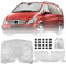 Parasol para Parabrisas Compatible con Mercedes-Benz Vito II W639 2003-2014, 3 Piezas Protector de Parabrisas, Juego de Parasol Térmico Interno con Bolsa de Almacenamiento