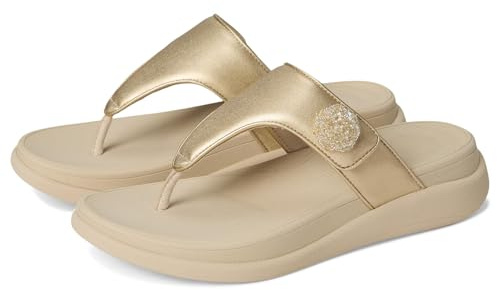 Fitflop F-MODE GO BEADIE-BUTTON ADJ. FLATFORM T/P SANDALS