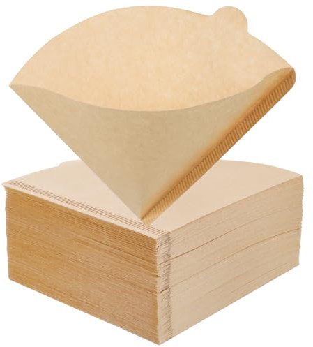 200 Stück Kaffeefilter, Größe 2 V-förmiger Kaffeefilterpapier Kegel Kaffeefilter Coffee Papierfilter Kaffeezubehör für Kaffeemaschinen Kaffeekanne Filterbecher (2-4 Tassen)