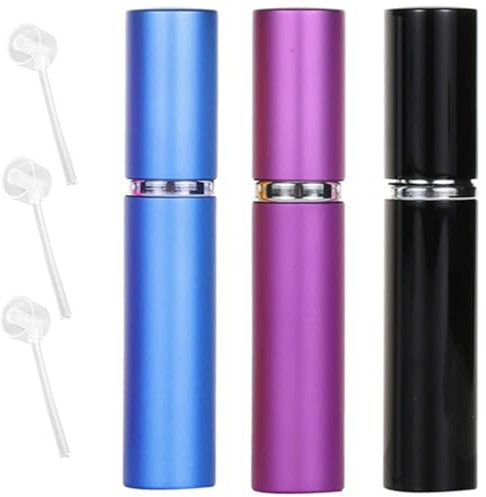 JYTDBCS 10ML Perfume Atomiser Spray Bottle,perfume atomiser,mini perfume refill bottles，travel perfume atomiser refillable,3 Pieces Refillable Travel Size Perfume Bottles in Pocket & Handbag