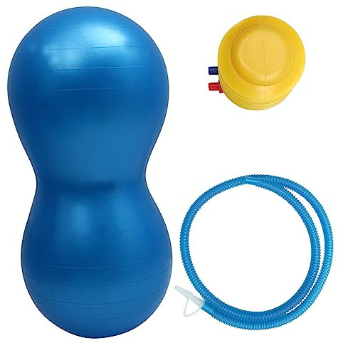 BESPORTBLE Palla da Fitness Yoga PVC Spesso Pompa Bilanciamento Stabilità e Stimolazione per Yoga Pilates Palestra Casa