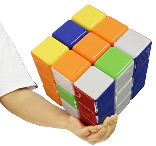 FunnyGoo Heshu Super Large 18CM 3x3x3 Colorful Stickerless Speed Puzzle Magic Cube