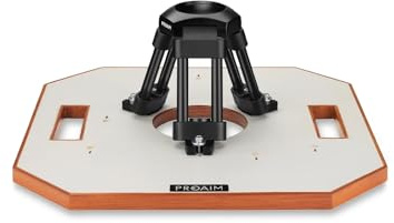 PROAIM Heavy-Duty Cinema Hi-Hat with Mitchell Mount, 200kg/440lb