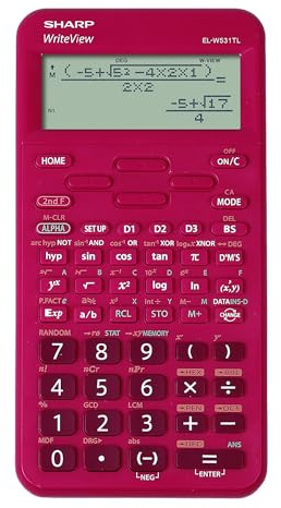 Sharp EL-W531 TL RD - Schulrechner - pink