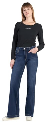 Le Temps des Cerises Jeans Pulp Flare Bleu foncé Push up