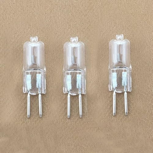 JZLBBC 5Pc Ampoule Halogène G5.3 50W 36V Dimmable Blanc Chaud Halogène Lampe G5.3 36V 35W G5.3 Lampe En Cristal Transparente Insérée,50W