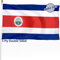 Costa Rica-Flagge, 90 x 152 cm, doppelseitig, 3-lagig, strapazierfähig, Costa-Rica-Nationalflagge, 100 % hochwertiges Polyester, Costa-Rica-Banner mit Messingösen, 4-reihige Stiche