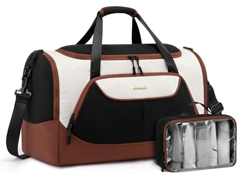 LOVEVOOK Sporttasche Reisetasche Damen 30L mit Schuhfach & Nassfach, Klein Gym Bag Trainingstasche Fitnesstasche Schwimmtasche Saunatasche Handgepäck Sport Tasche für Reisen,Duffle Weekender Bags