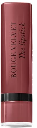 Bourjois, Rouge Velvet The Lipstick, barra de labios, 52 Spicy Fig, 2.4 g