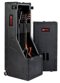 ENKI X-3 Étui de Transport pour Guitare électrique/Acoustique Noir