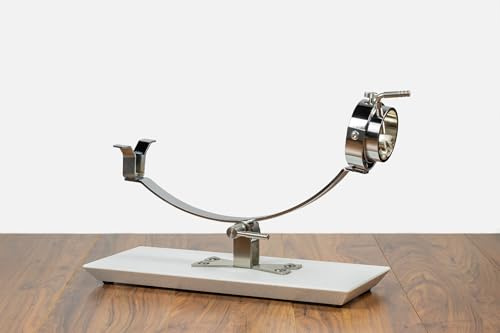 FERRETERIA LEPANTO Jamonero Giratorio Basculante con Base de Fibra Efecto Granito, Soporte jamonero con Base Efecto Flotante, jamonero Modelo Gala (Sin Set de Corte)