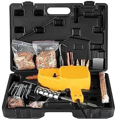 Kit de extractor de abolladuras portátil y soldador por puntos para reparación de carrocería de coche, herramienta de eliminación de abolladuras automotrices