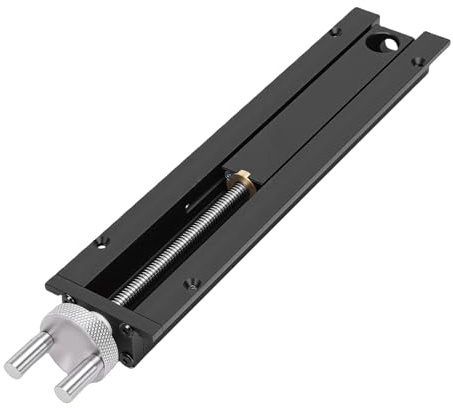 FTVOGUE Étau d'extrémité de Table pour le Travail du Bois, étau d'établi en Alliage 'aluminium avec Tige à Vis en Acier Inoxydable, Course de 0 à 110 Mm, Chiens 'établi de 20 Mm, pour Serrage