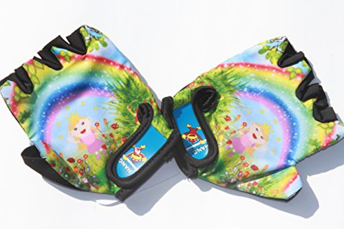 HANG Monkey BAR Gloves for Kids 7 & 8 Years Old with Grip Control Gymnastic Bike Gloves Girls