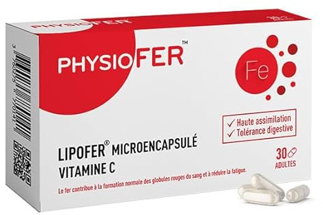Physiofer Gélules - Complément Alimentaire - 30 gélules