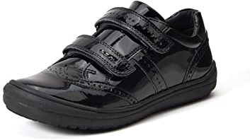 Geox Girls J Hadriel G Shoes, Black, 5 UK