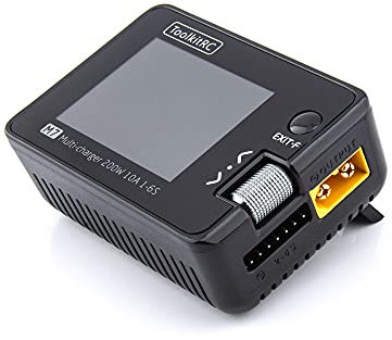 ToolkitRC M7 200W 10A DC Balance Charger Discharger for 1-6S Lipo Battery with Voltage Servo Checker ESC Receiver Signal Tester