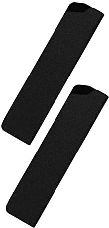 SHOWERORO Protector Cuchillo 4 Piezas Set De Protector De Cuchillo Vaina De Cuchillo De Carnicero Cubrir Funda Para Juegos De Manguito De Corte De Flocado Vaina De Black