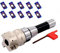 Hunricho Fresa per piano R8-FMB22 da 2 pollici e BAP400R 50-22-4T, 50 mm/1,96 pollici, fresa CNC con 10 pezzi APMT1604PDER R0.8, inserti in metallo duro (BAP400R 50-22-4T+APMT1600 4PDER)