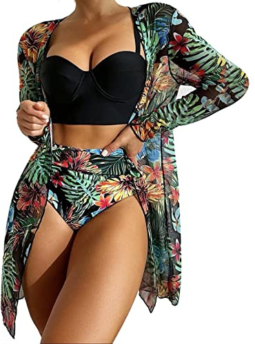 Maillot De Bain Bandeau Maillot'de Femme Taille e Grande Transbronzant Bikinis String Blanc Shorty Pièces Triangle Sexy Tankini Bikini Bustier Amincissant Gainant Ventre #
