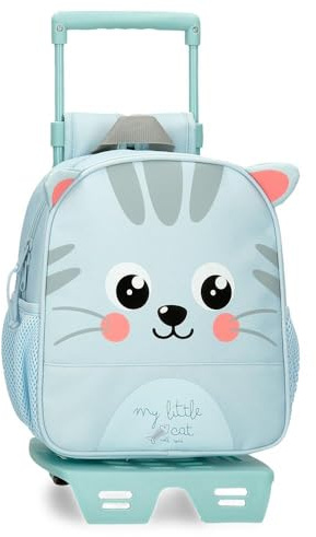Roll Road Happy Pets Mochila Preescolar, Multicolor, 23x25x10 cms