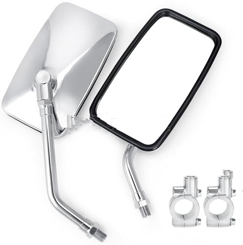 Motorcycle Mirror Inom 22-25 Mm Cykelspegel Aluminiumlegering Cykelreflektor Vidvinkel Trehjuling Fyrhjuling Motorcykelsparkcykel Bakåt Vänster Höger Spegel