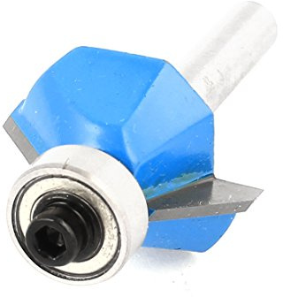 Aexit menuiserie 45 degré 1/10,2 cm X 3/20,3 cm Extrémité Roulement Fraise à chanfreiner 568R494