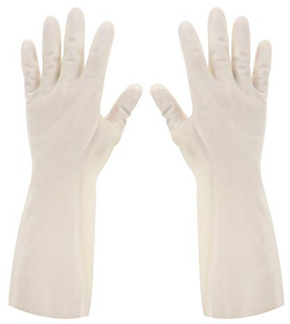 MILISTEN Paar Geschirrspülhandschuhe Haushaltshandschuhe Gummihandschuhe Geschirr Topf Küchenspülen Haushalt Geschirrspülen Auto Waschen Weiß Handschuhe Reinigungswerkzeug S