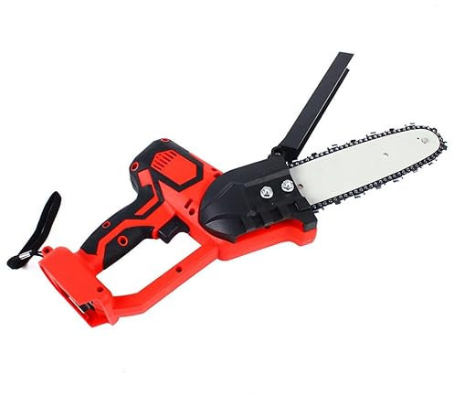 Motosierra eléctrica de 8 pulgadas, motosierras de madera, sierra de una mano, sierra de madera, 800 W, con lubricación mejorada de la motosierra eléctrica