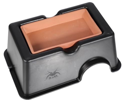 CORHAD Futterspender aus Keramik für Eidechsen große Reptilienhöhle Versteck für Schlangen und Geckos