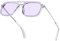 Goiteia blaulichtfilter brille damen herren-Hellviolett getönte Sonnenbrille UV-Schutz-Entlastet die Augen bei Computer und Digitalanwendungen-Ultraleicht und mit Federscharnieren für besseren Komfort