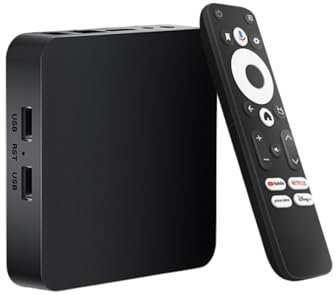Streaming Box GD-2 mit Google TV, 4K HDR & LAN-Anschluss - Smart TV Media Player für ruckelfreies Streaming