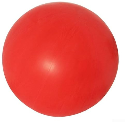 182 cm (72 tum) gigantisk röd latexballong för festdekor, jumbo uppblåsbar prestandaboll, slitstark rund ballong kraftiga ballonger stor uppblåsbar boll