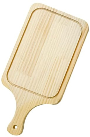 Ostbräda ostbräda träskärning serveringsbricka bärbar användbar pryl kött (M)