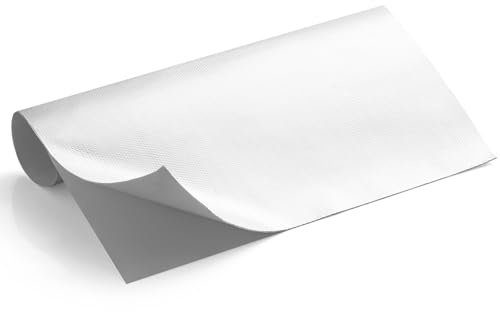 PAWBOSE Heat Shield Automotive Aluminum 12x24 - Reflects 95% Radiant Heat for Stove, Exhaust, Motorcycle, Fireplace, Cabinets & Refrigerator Protection (Silver)