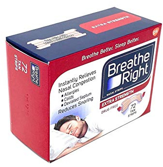 Breathe Right Extra Nasal Strips, 72 Count, 3 Pack