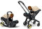 Doona i Baby Car Seat & Travel Stroller Sahara Sand - Convertible 0+ Car Seat and Pram with 5 Point Safety Harness - Ergonomic Pushchair and Travel System - ISOFIX Base Sold Separately