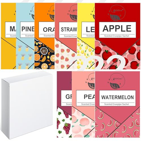 9pcs Wäscheduft Schrank, Duftsäckchen Kleiderschrank Dufterfrischer, Duftbeutel Kleiderschrank Duft Hanging Beutel, Schrankdeo Natürlichen Geruch Sachet, Duftsachet, Schrankduft Frische (Option2)